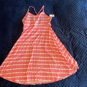 Old Navy Girls XXL strappy dress.  Pink with white stripes. New With Tags $10 10